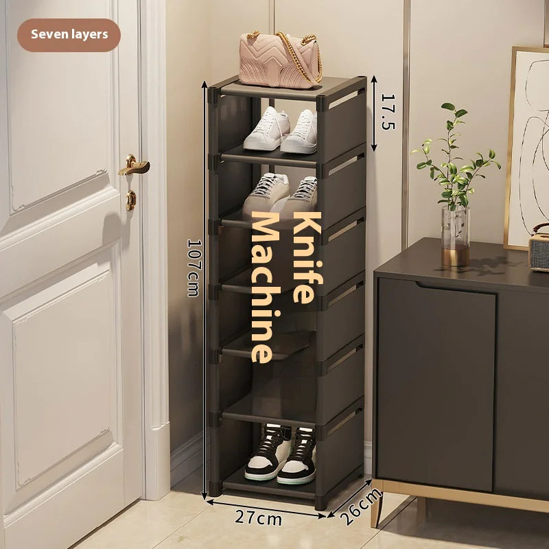 Simple Shoe Rack - Multi-Layer Space-Saving Storage Solution for Home Doorways