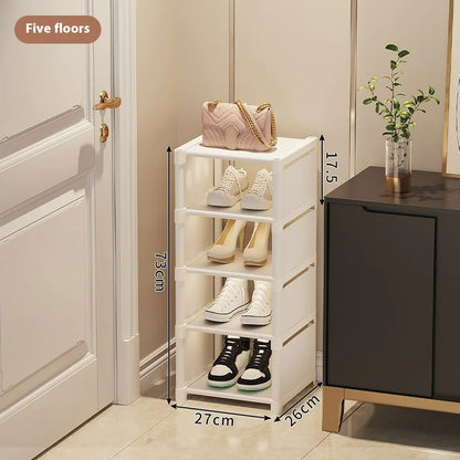 Simple Shoe Rack - Multi-Layer Space-Saving Storage Solution for Home Doorways